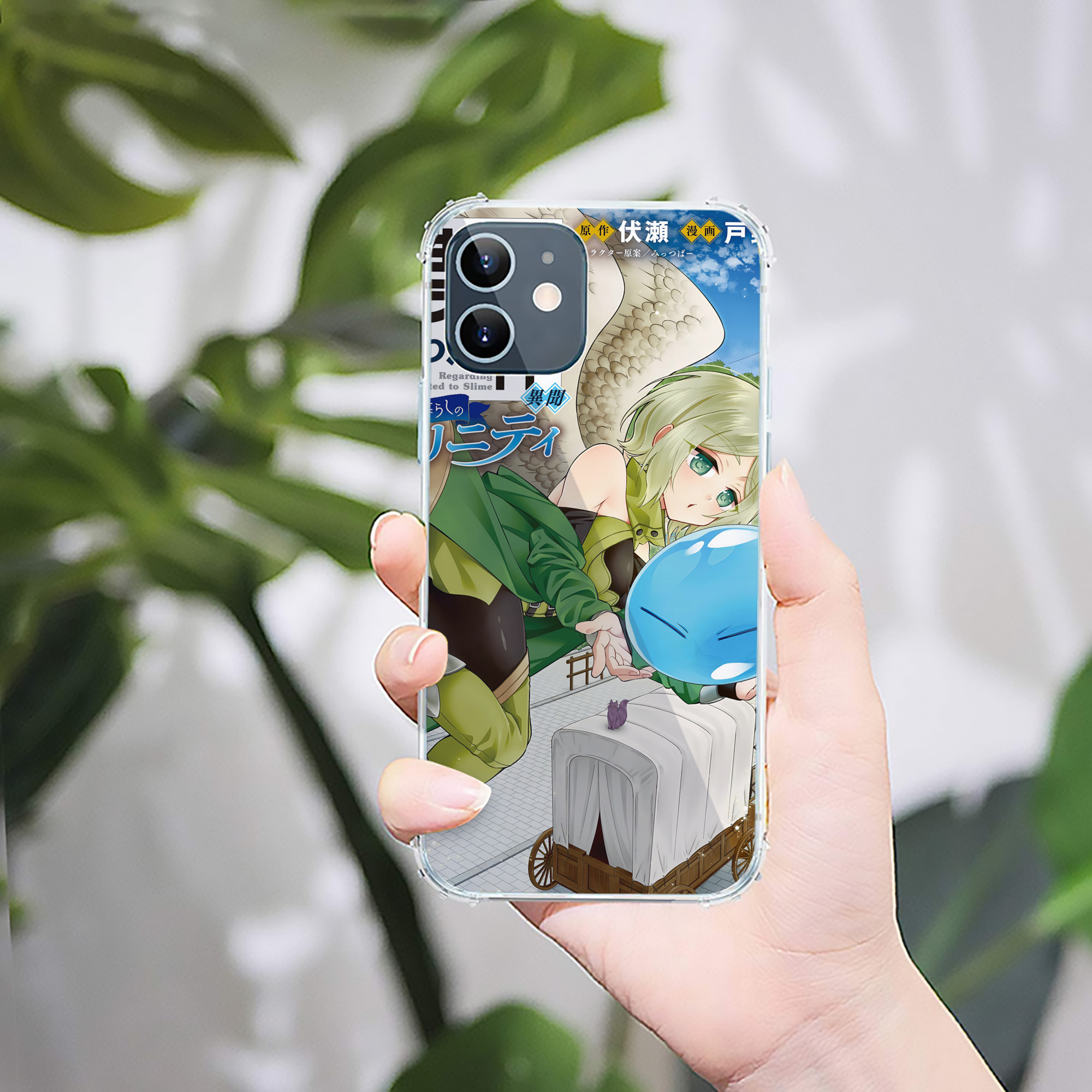 （画像用） 転スラ Regarding Reincarnated to Slime 【iPhone 12シリーズ対応】透明スマホケース（クリアソフトケース）